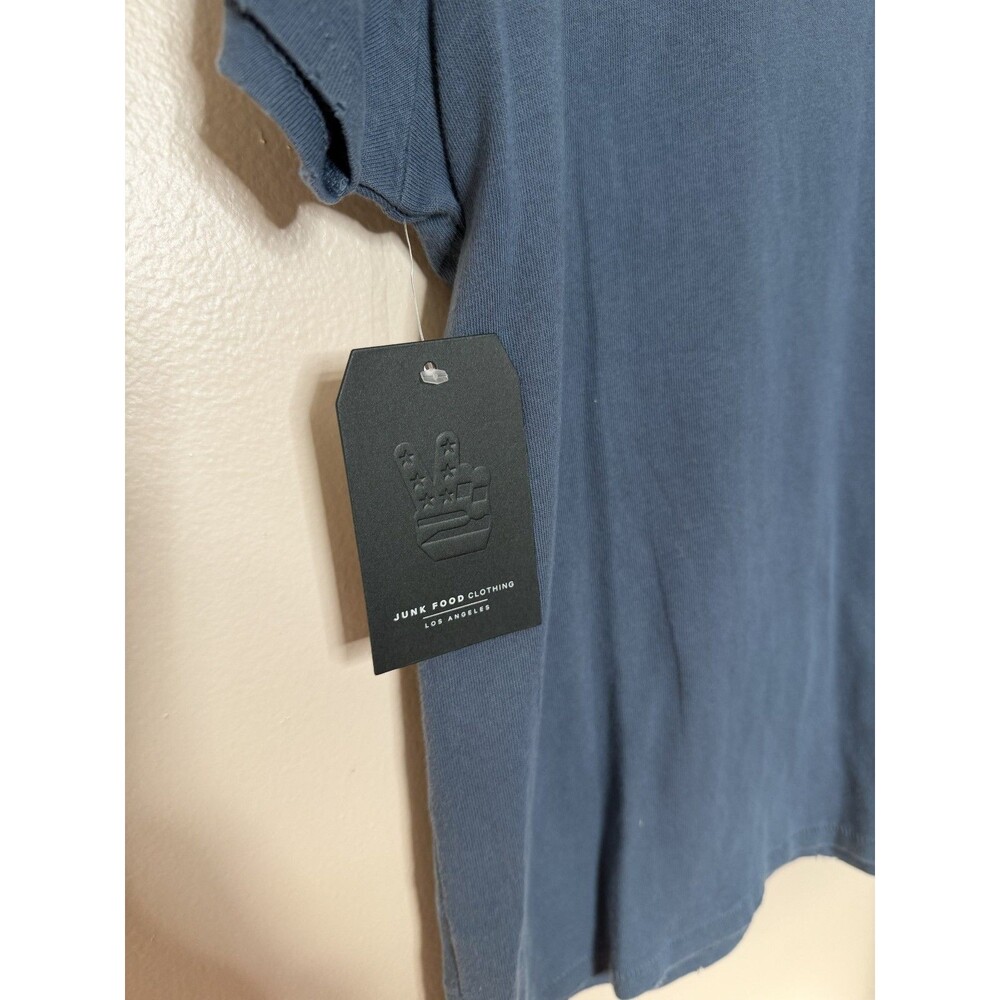 Junk Food Lynyrd Skynyrd Bird T-Shirt Womens Medium Blue Distressed Tee Shirt - Picture 6 of 10